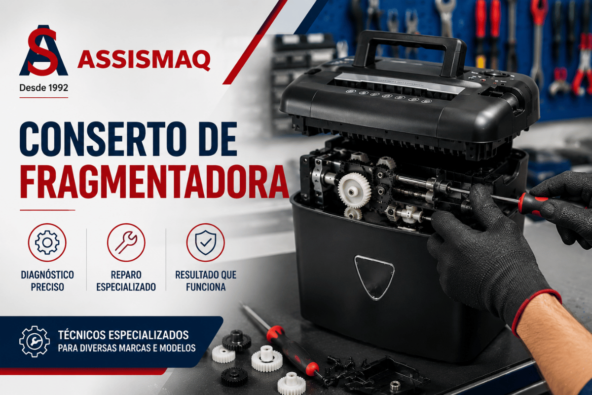 Conserto de Fragmentadora de Papel | ASSISMAQ