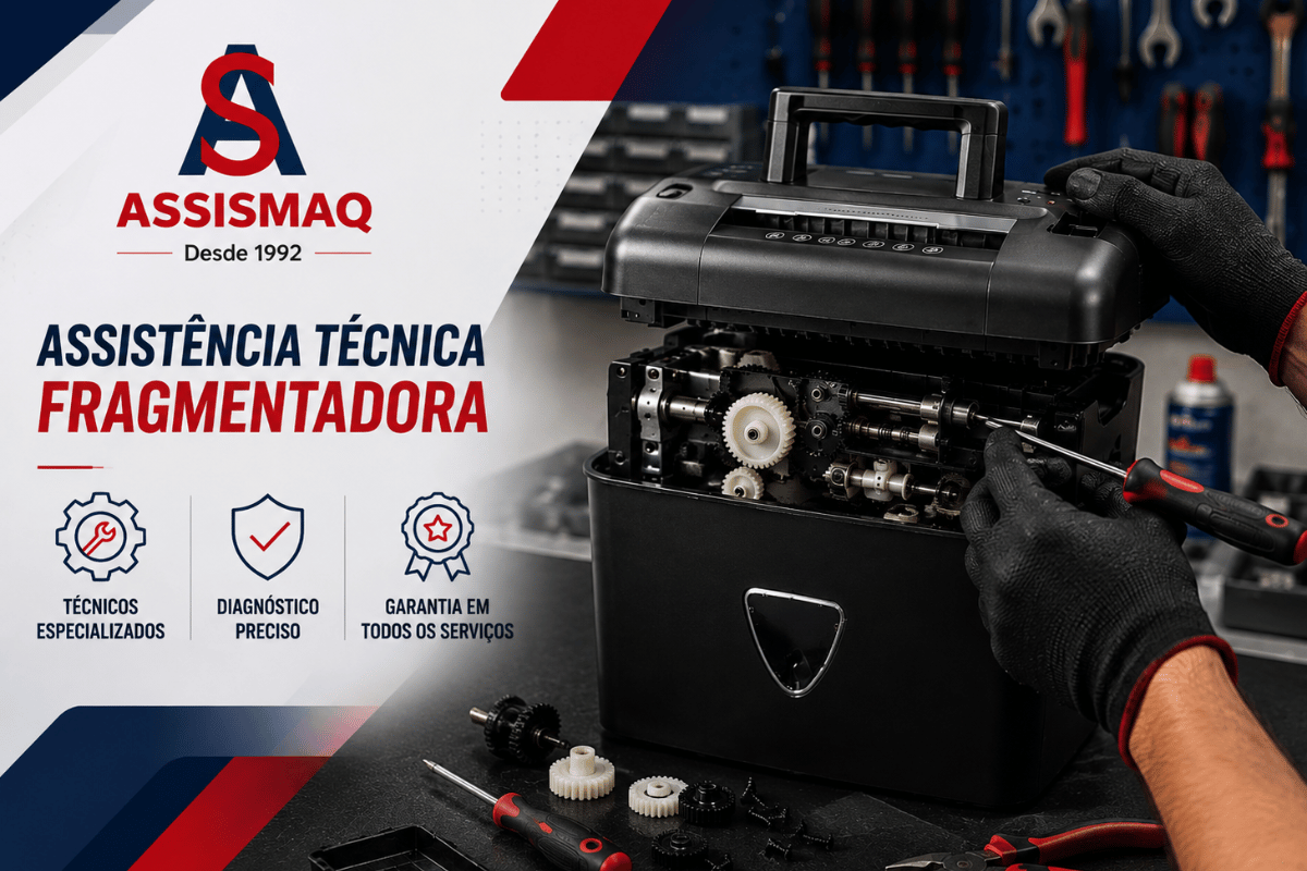 Assistência Técnica Fragmentadora de Papel | ASSISMAQ