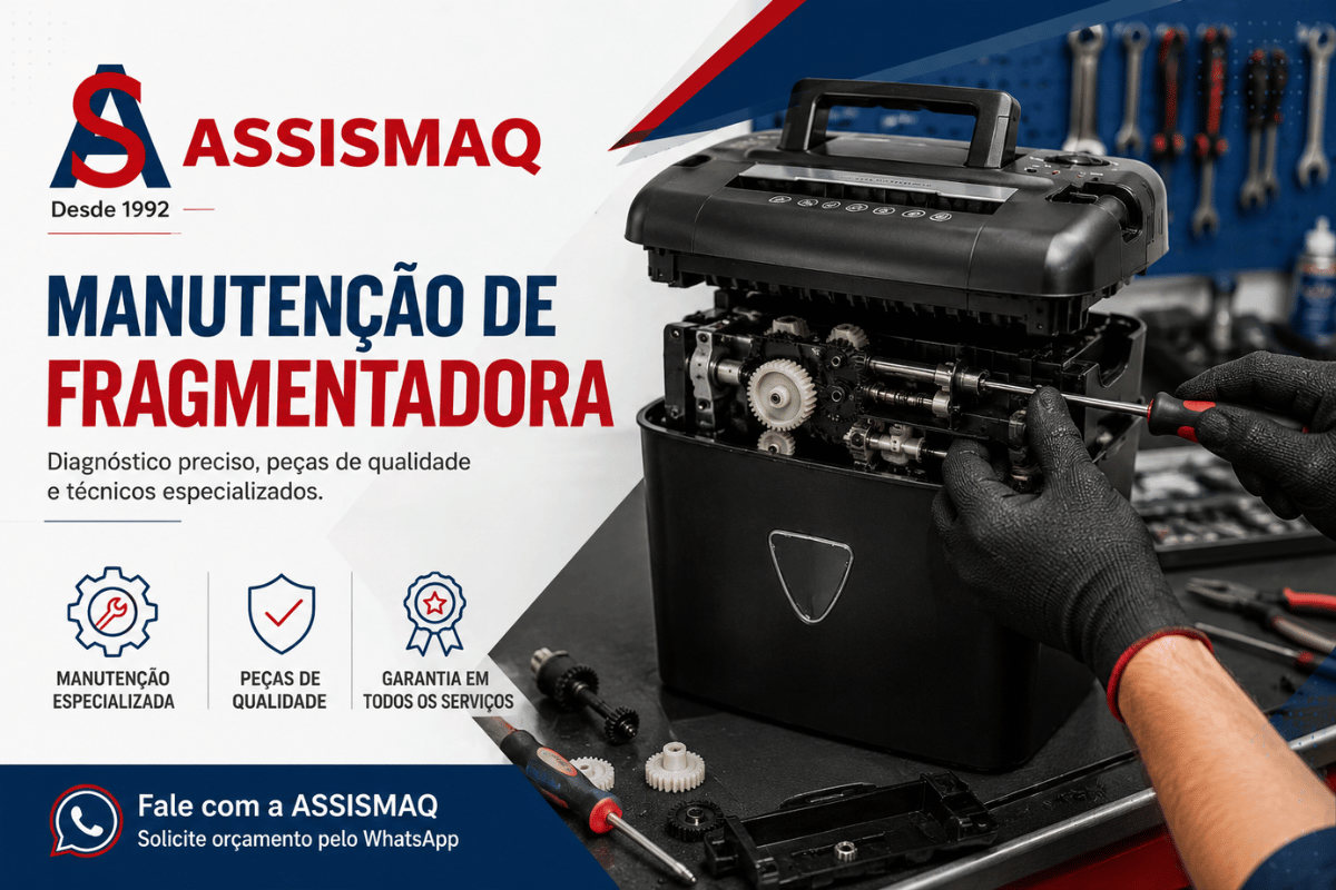 Fragmentadora Assistência Técnica | ASSISMAQ