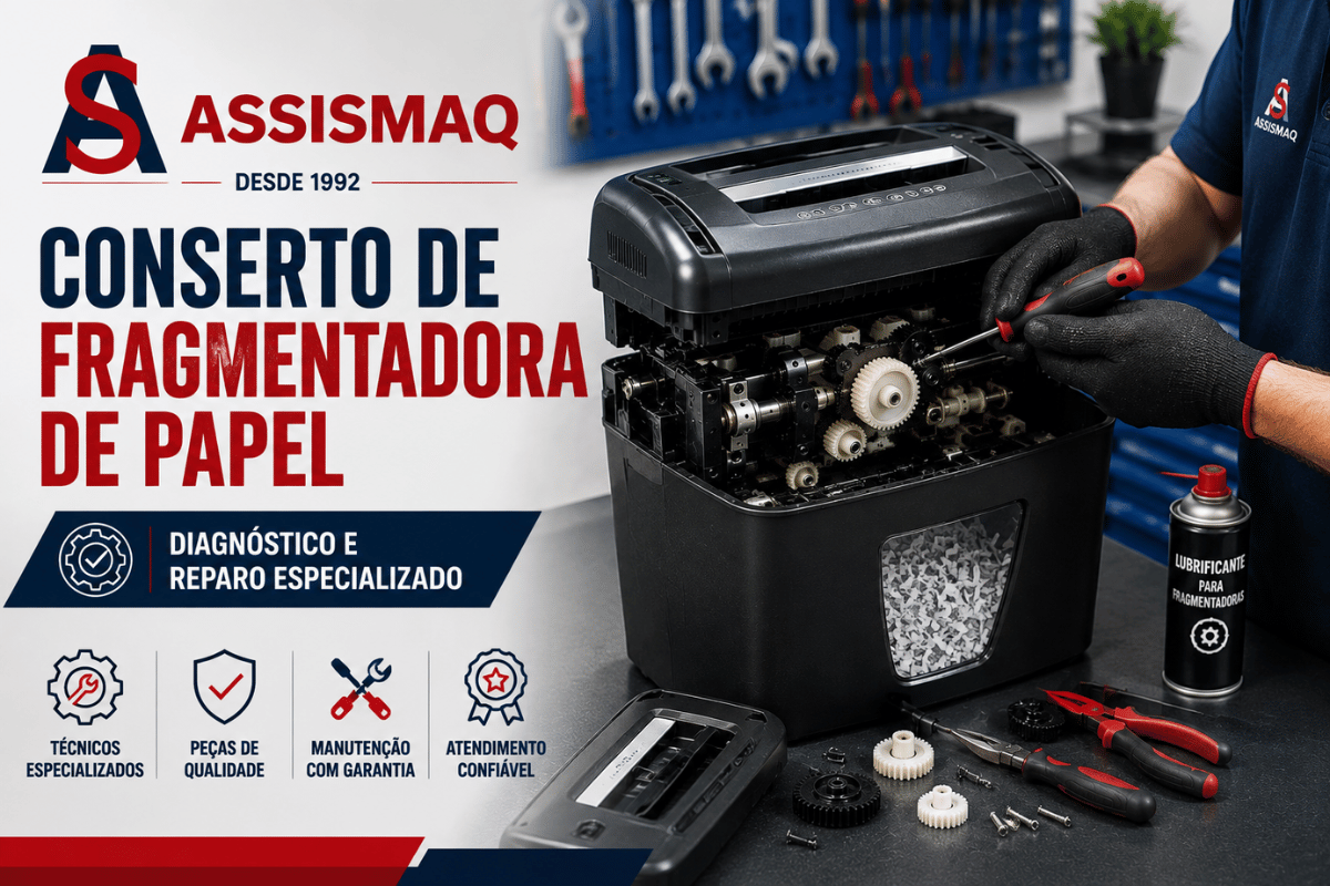 Conserto de Fragmentadora de Papel | ASSISMAQ