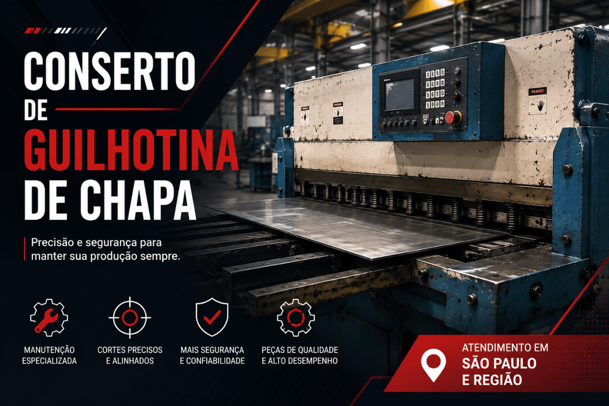Conserto de Guilhotina de Chapa | ASSISMAQ