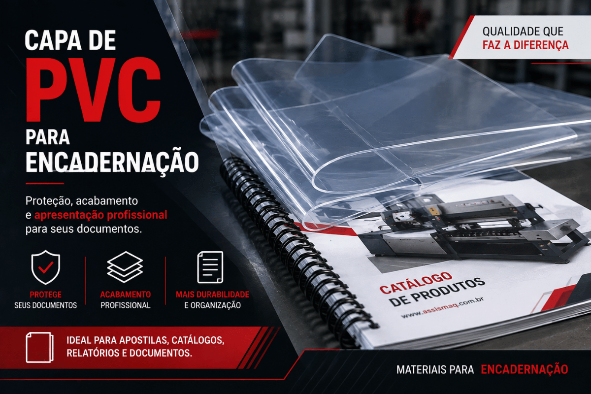 Capa de PVC para Encadernação | ASSISMAQ