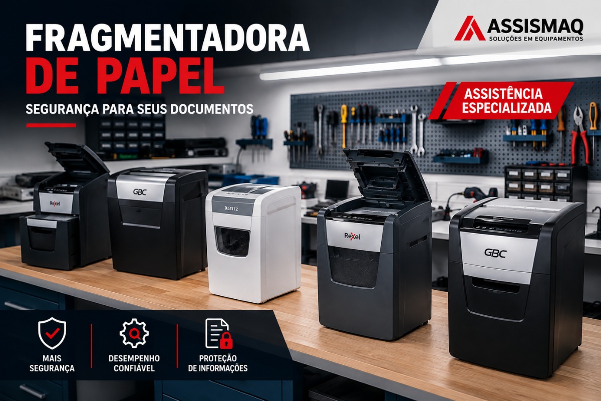 Fragmentadora de Papel | Assistência Especializada ASSISMAQ